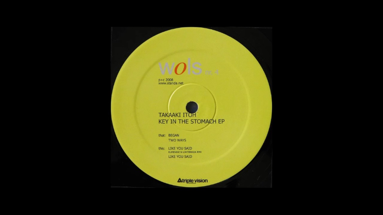 Takaaki Itoh - Like you Said (Rumenige and Loktibrada Remix)