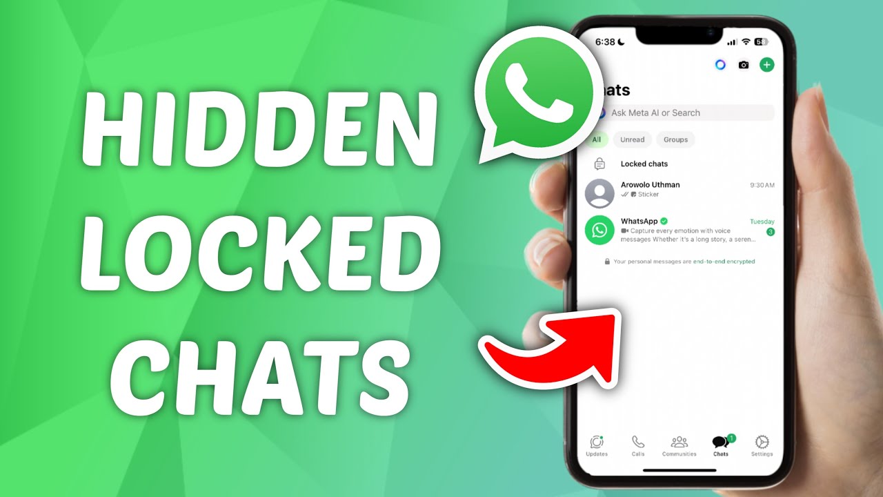 Как найти скрытые заблокированные чаты в WhatsApp