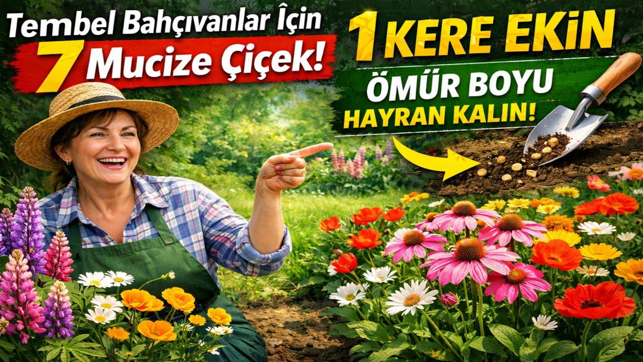 Tembel Bahçıvanlar İçin 7 Mucize Çiçek: 1 Kez Ekin, ÖMÜR BOYU Hayran Kalın!