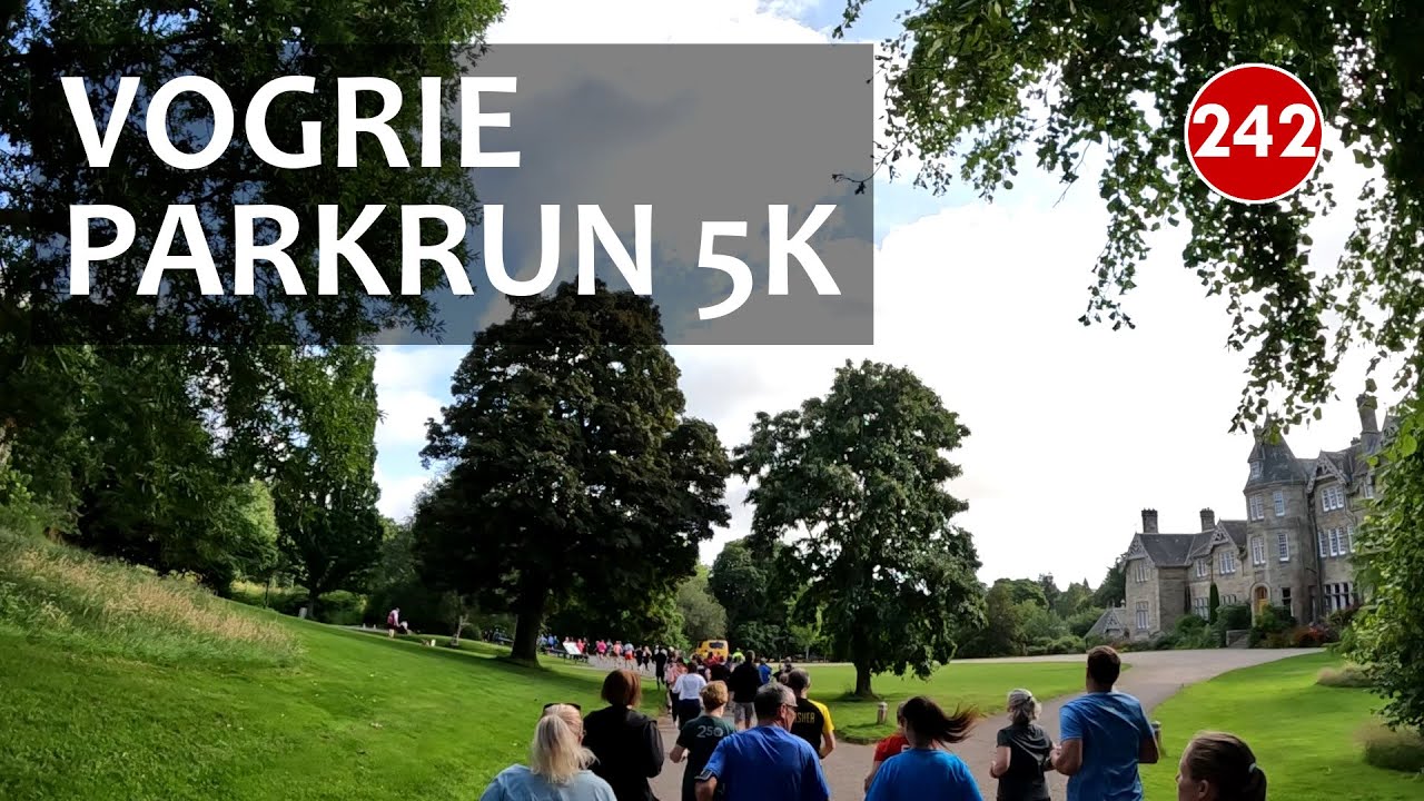 Treadmill Virtual Run 242: Vogrie parkrun, Midlothian, Scotland, UK
