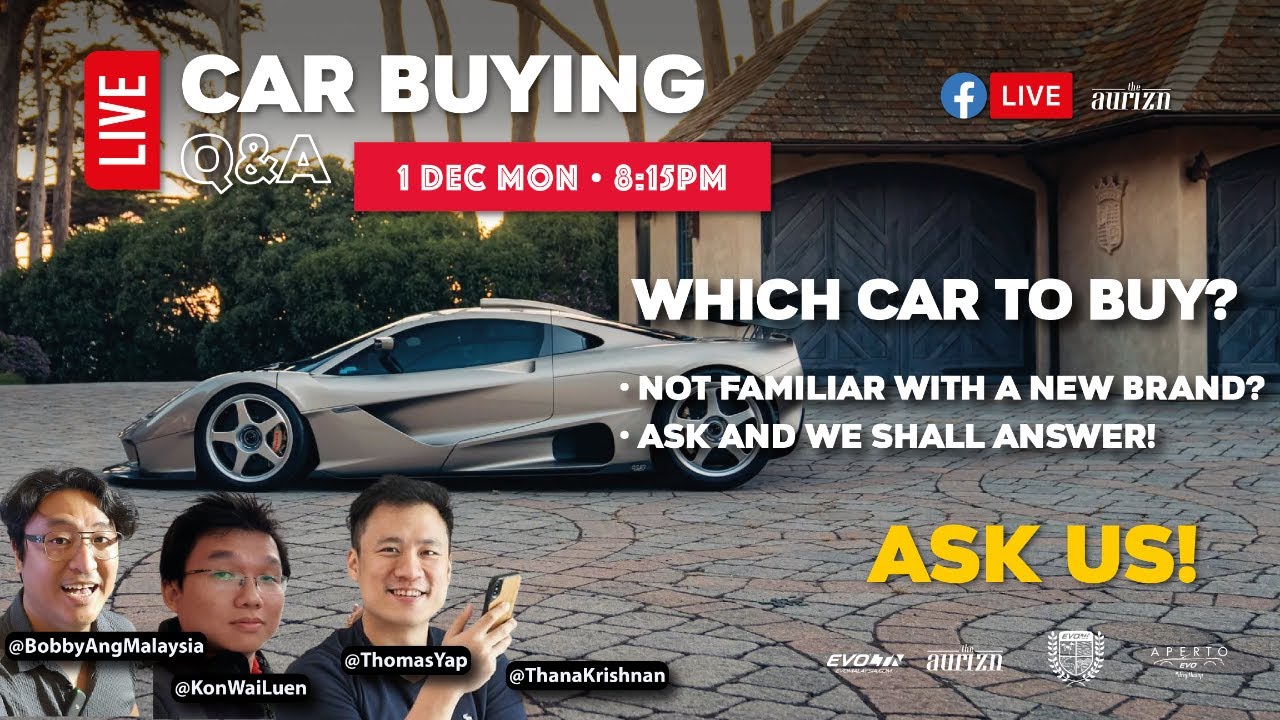 Weekly LIVE Car Buying Q&A | Evomalaysia.com (1/12/2025)