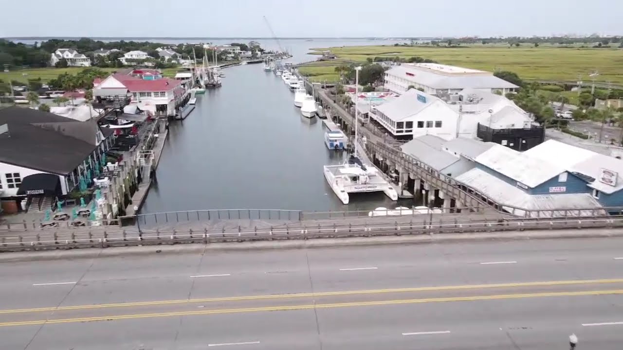 Breathtaking Shem Creek Drone Tour 4K | Charleston, SC | Hughes Event Rentals