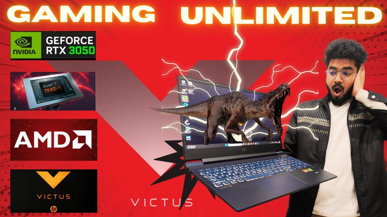 HP Victus Gaming Laptop (AMD Ryzen 7 / 7840 HS / 16GB RAM/ 1TB SSD) #hp #victus #gaming #amdryzen