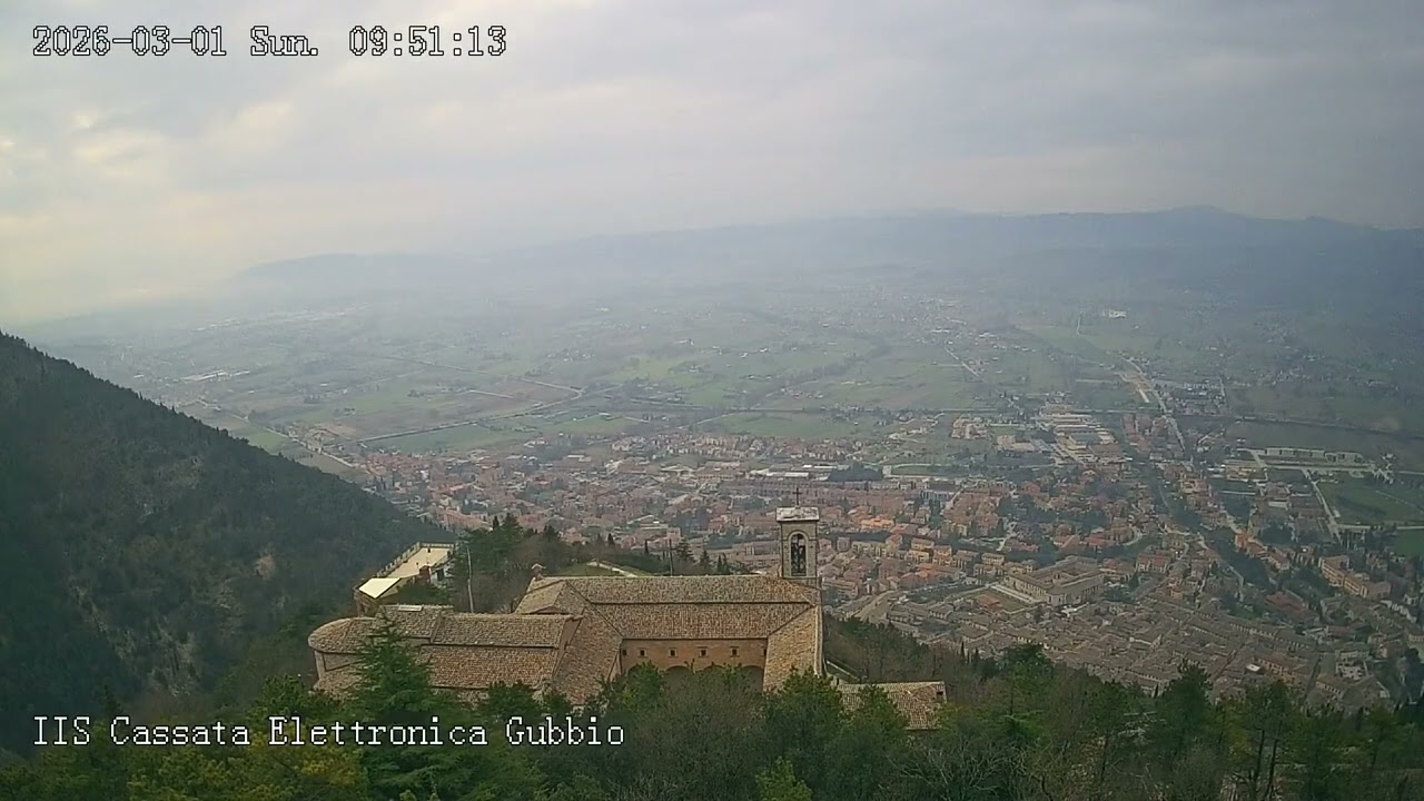 Gubbio Timelapse del 01/03/2026
