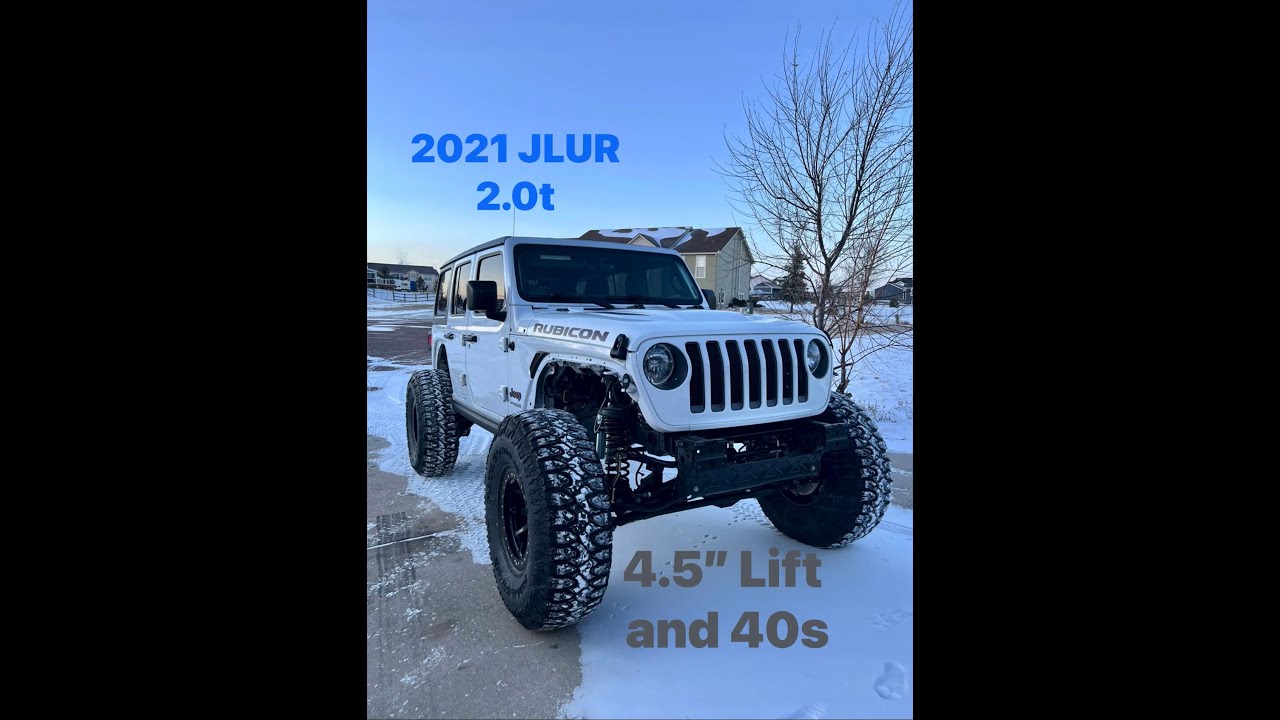 2021 JL Wrangler on 40s! 4.5” RK X-factor Lift. DirtyLife Beadlocks