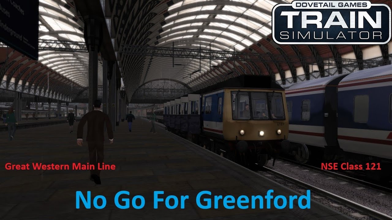 Train Simulator Classic 2024 No Go For Greenford scenario with a Network Southeast class 121