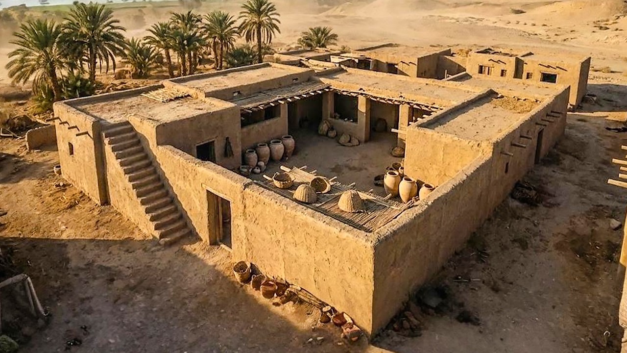 Como Eram as Casas no Egito Antigo há 2.000 Anos — Documentário Histórico