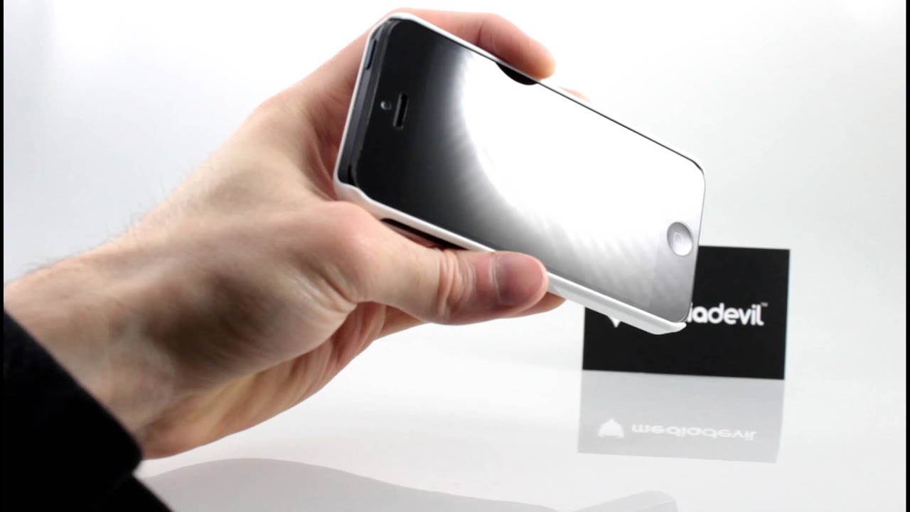 MediaDevil Magicscreen iPhone 5 screen protector preview