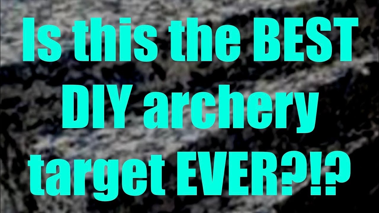 Best DIY Archery Target Ever?!?!