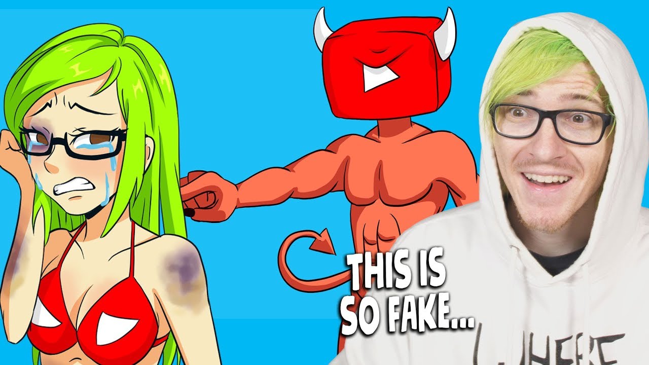 "YouTube Ruined his life" Reacting to "True Story" Animations