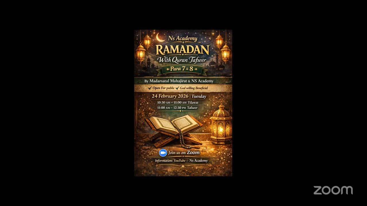 Tafseer para 7 & 8