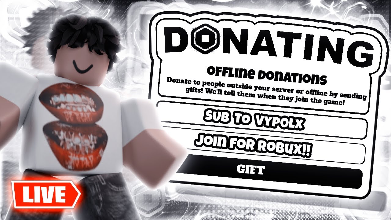 🔴Pls Donate Live Now🔴!! 💸Donating Robux To Viewers!!💸(TTS Robux Gifting On🎁💸)