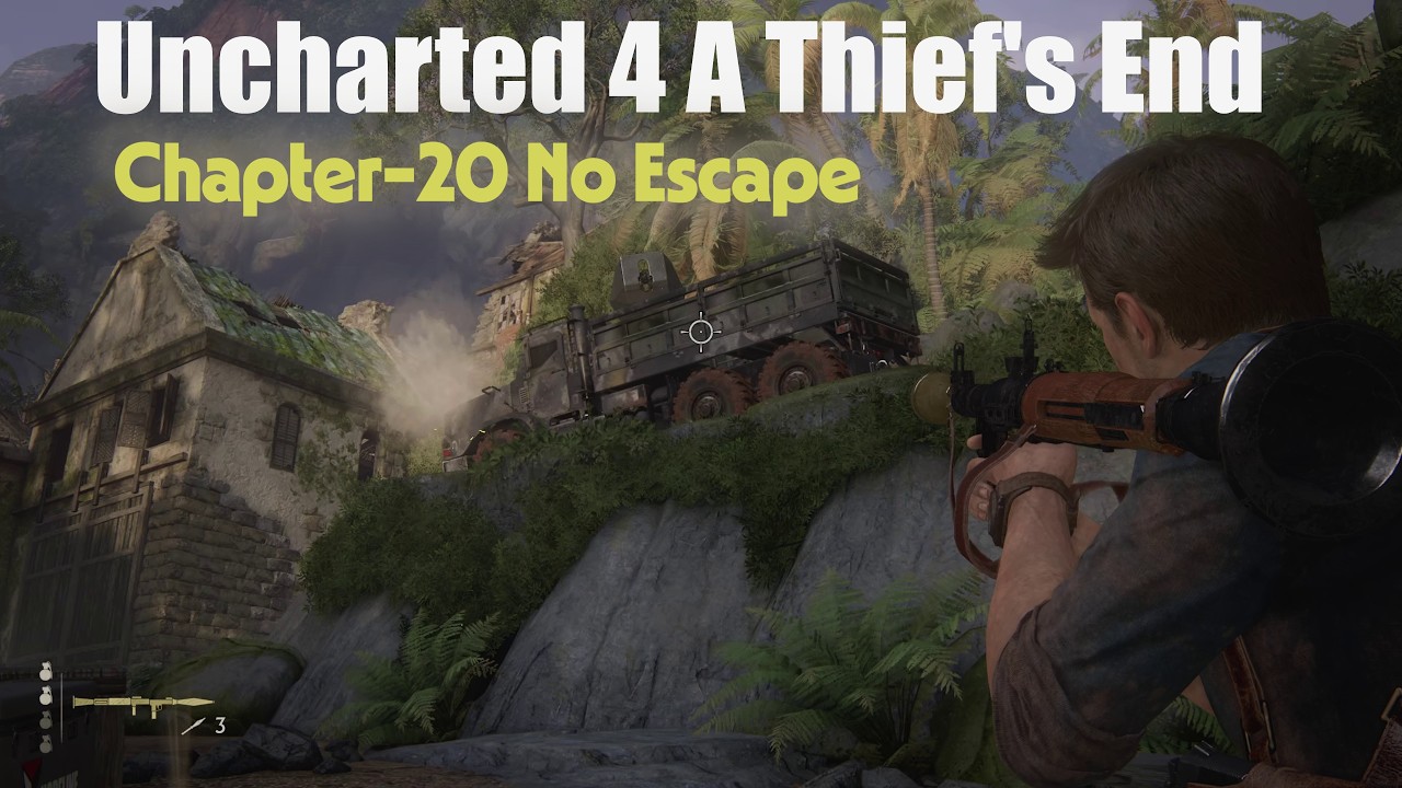 Uncharted 4 A Thief's End | Part-20 | No Escape | 4K HDR Gameplay | Legacy of Thieves Collection |