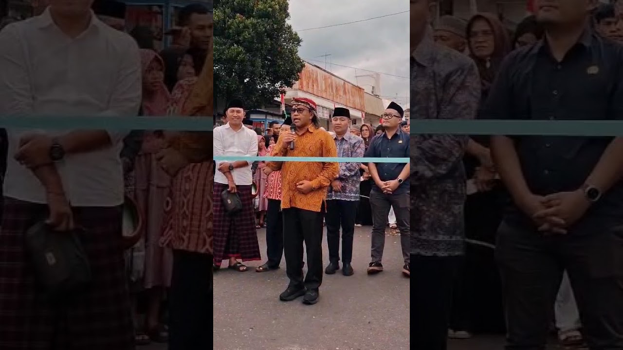 Peresmian kampung Ramadhan Ngadirejo oleh Bupati Temanggung Bapak Agus