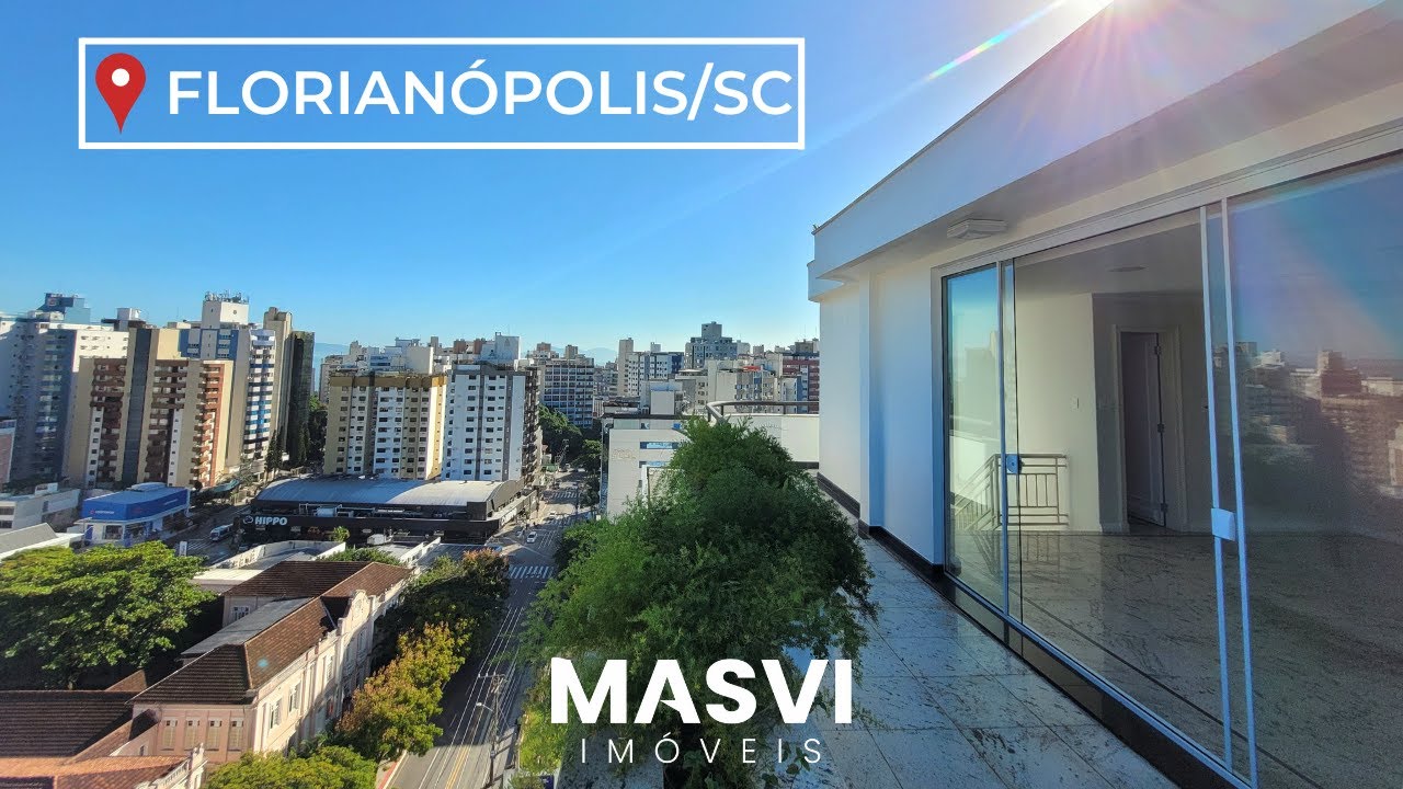 Cobertura Duplex com Piscina e 410m² Privativos, no Centro de Florianópolis/SC