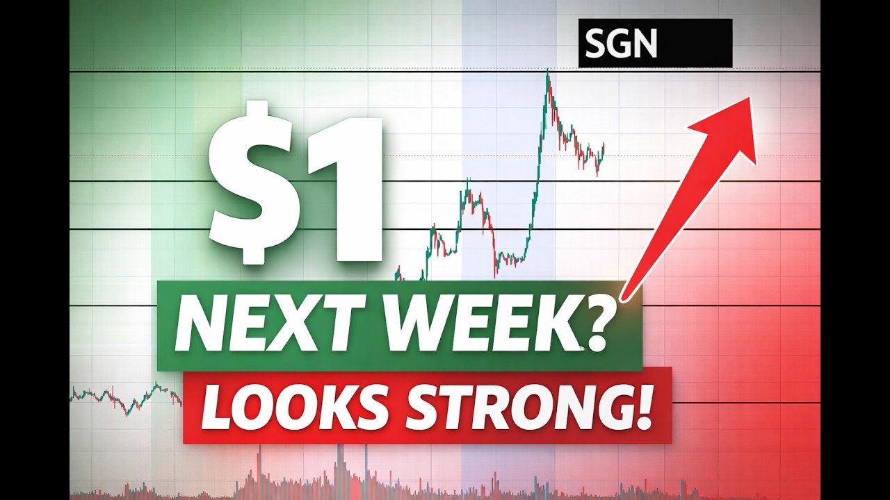 #SGN 🔥 1 доллар на следующей неделе? Выглядит многообещающе! $SGN