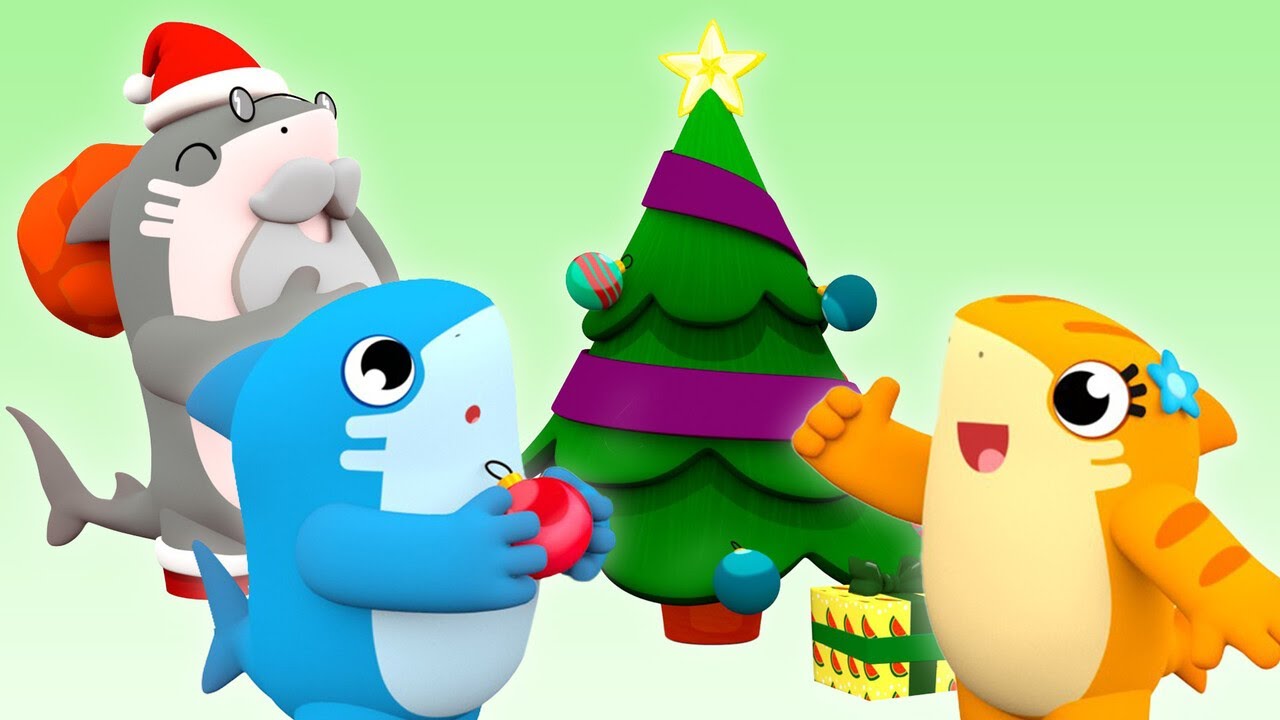 We Wish You a Merry Christmas 🎄 Baby Shark Academy | Nursery Rhymes & Kids Songs