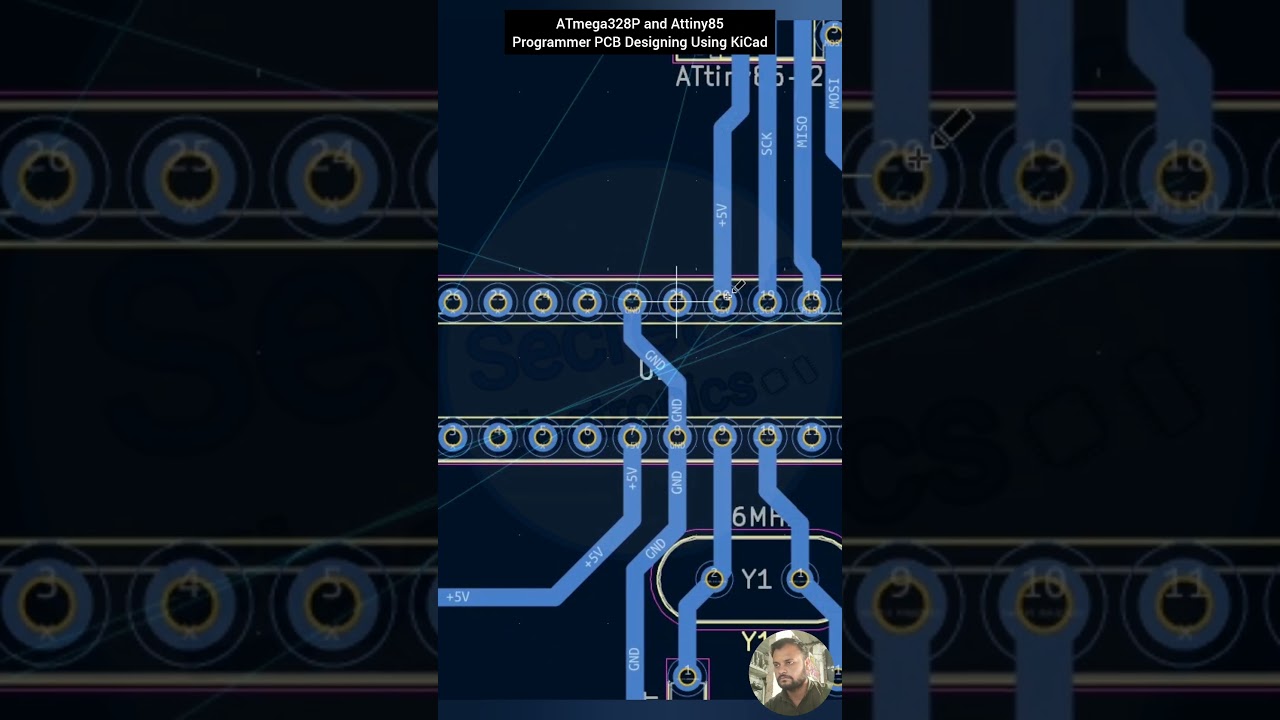 PCB Designing || Arduino Nano ATmega328P and Attiny85 Programmer