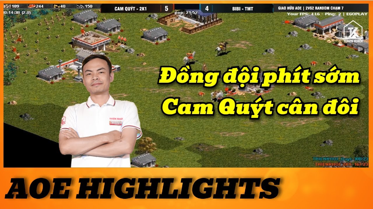 Cam Quýt Cân Đôi Thành Công gánh đồng đội Phít sớm !