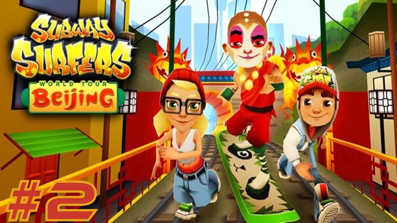 Subway Surfers: Beijing - Sony Xperia Z2 Gameplay #2