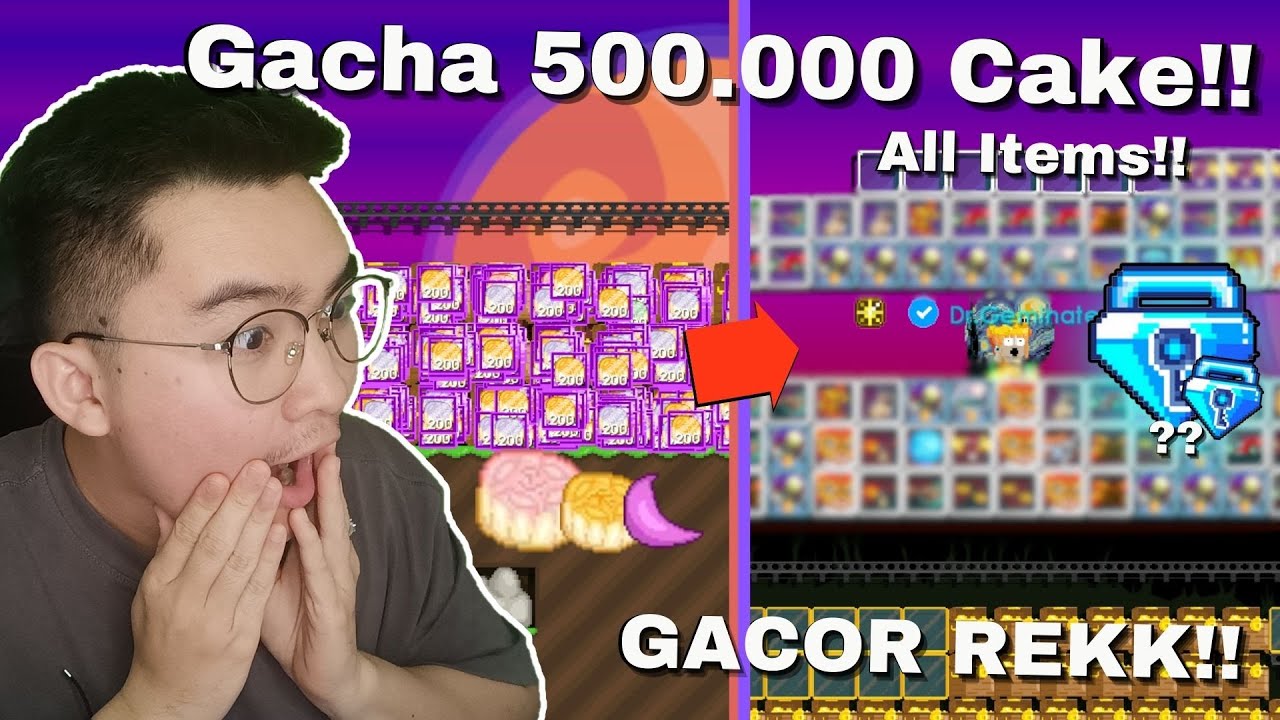 Gacha 500.000 MoonCake!! ALAMAK, GACOR KAH?? | Growtopia Gacha Harvest Fest 2025