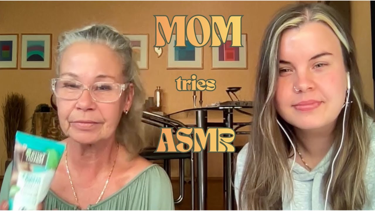 ASMR // My Mom tries ASMR again 🤍 ( german)