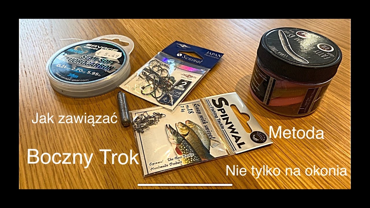 Jak zawiazac boczny trok,jak lowic,metoda nie tylko na okonie.