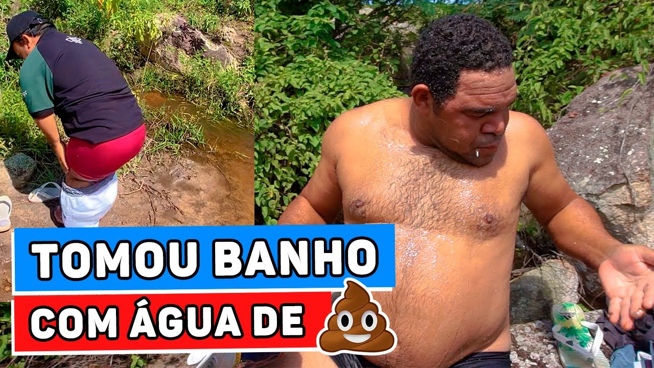 ELE NÃO FEZ ISSO! TIAGUINHO EVACUA NA AGUA DE GALO EM BRINCADEIRA DE MUÇÃO