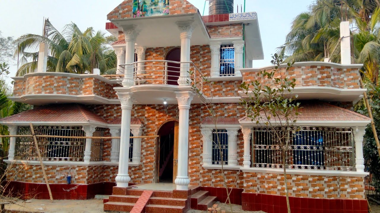 কম খরচে রাউন্ড সিঁড়ি দিয়ে আধুনিক ডিজাইনের বাড়ি করবেন কিভাবে করবেন ড্রয়িং সহ প্রমান সহ দেখুন