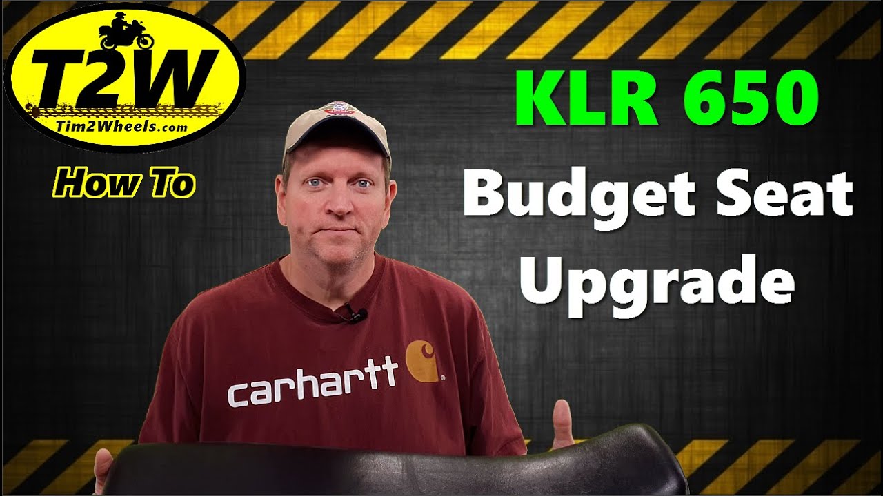 T2W How To: KLR650 Budget Seat Upgrade for $4