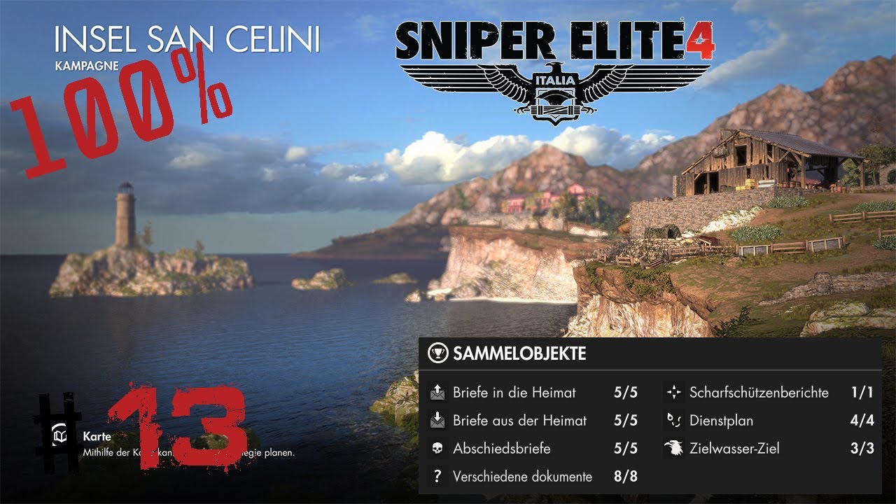 Sniper Elite 4  #13 Insel San Celini 💎100% |No Commentary|