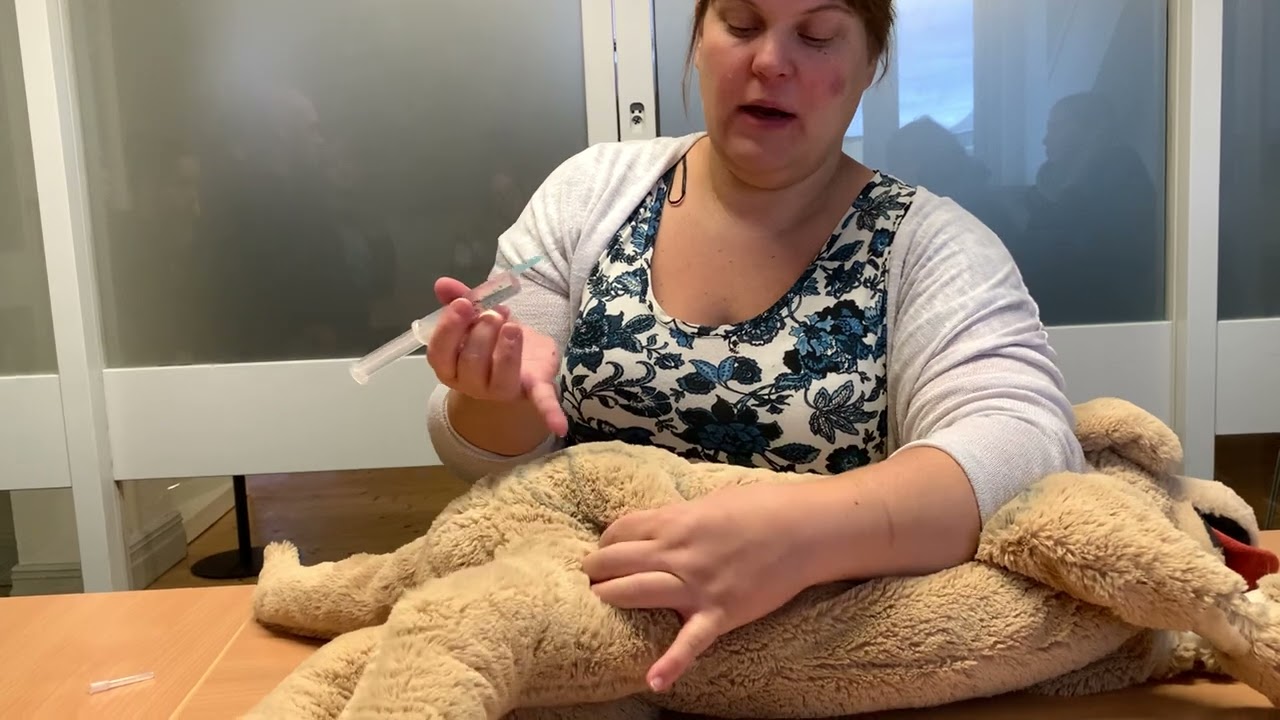 Instruktionsvideo 1b: Uppdragnings- och injektionsteknik sc och im på hund & katt