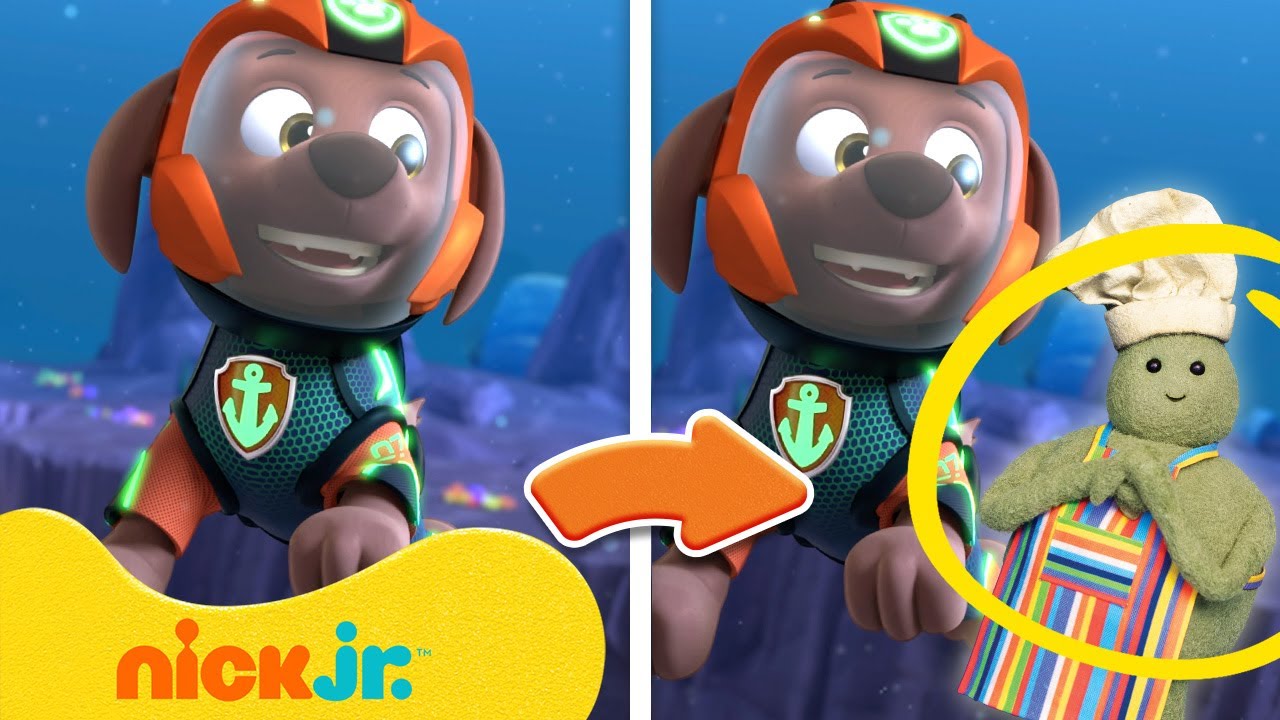 Spot the Difference! 👀 #2 w/ Tiny Chef, PAW Patrol, Blaze & MORE | Games For Kids | Nick Jr.