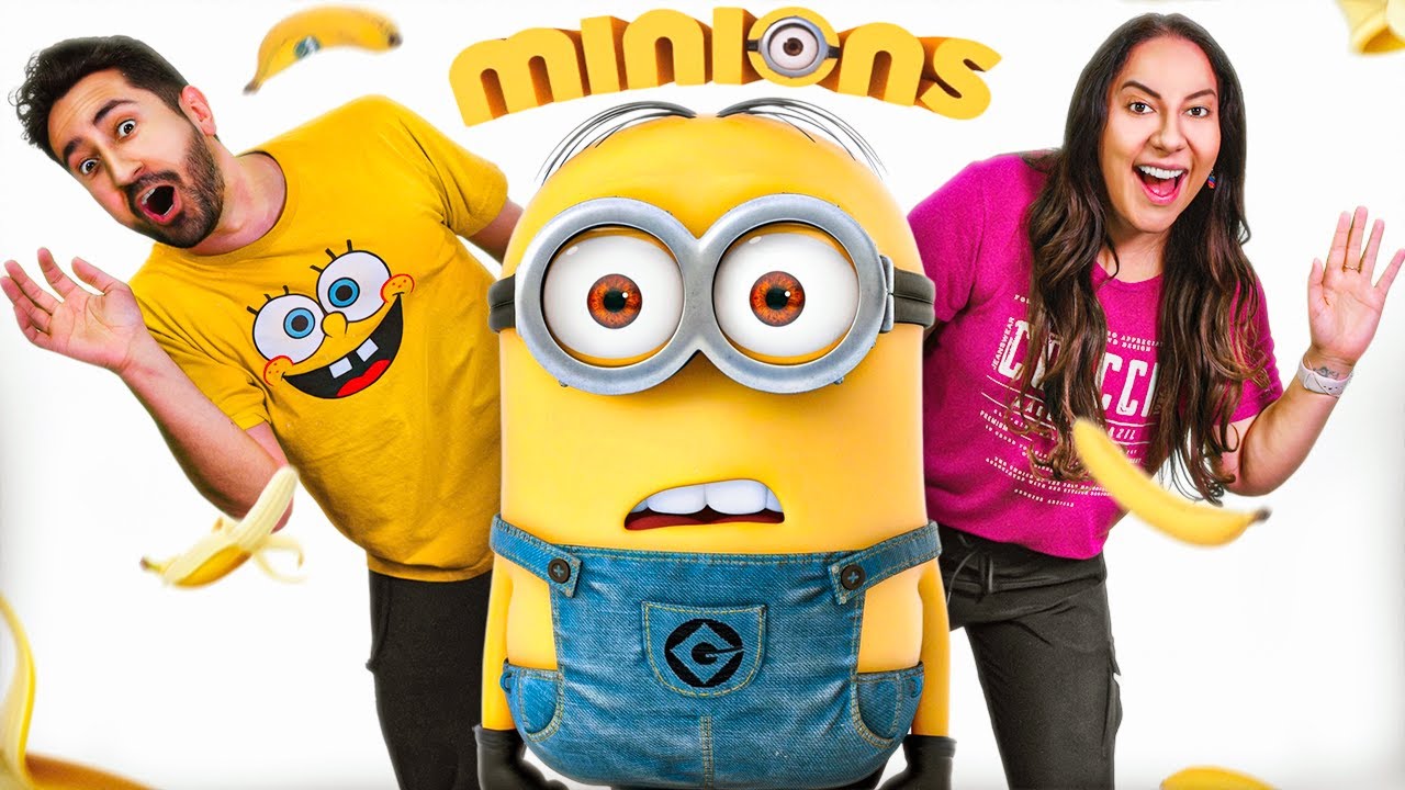 FALANDO IGUAL MINIONS - Dia Inteiro Fazendo Tudo de Minions