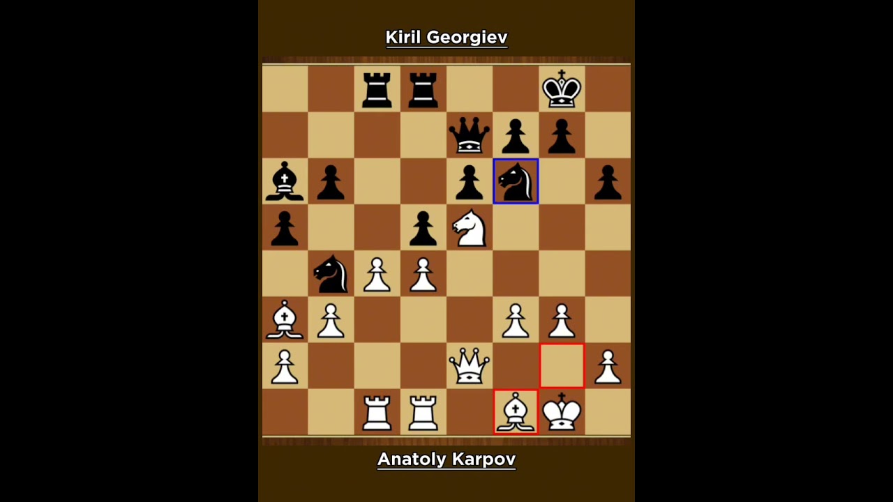 Anatoly Karpov vs Kiril Georgiev ◉ Interzonal Biel Switzerland, 1992 - 