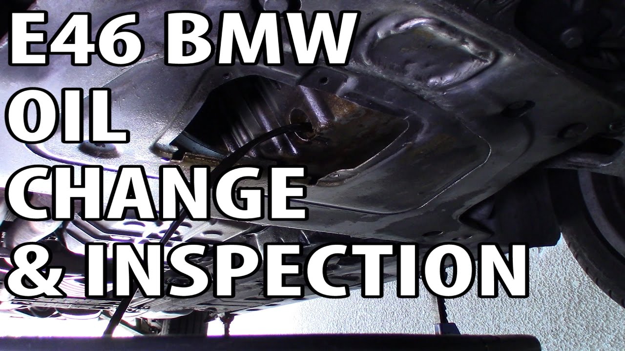 BMW 330i 325i E46 Oil Change and Inspection DIY