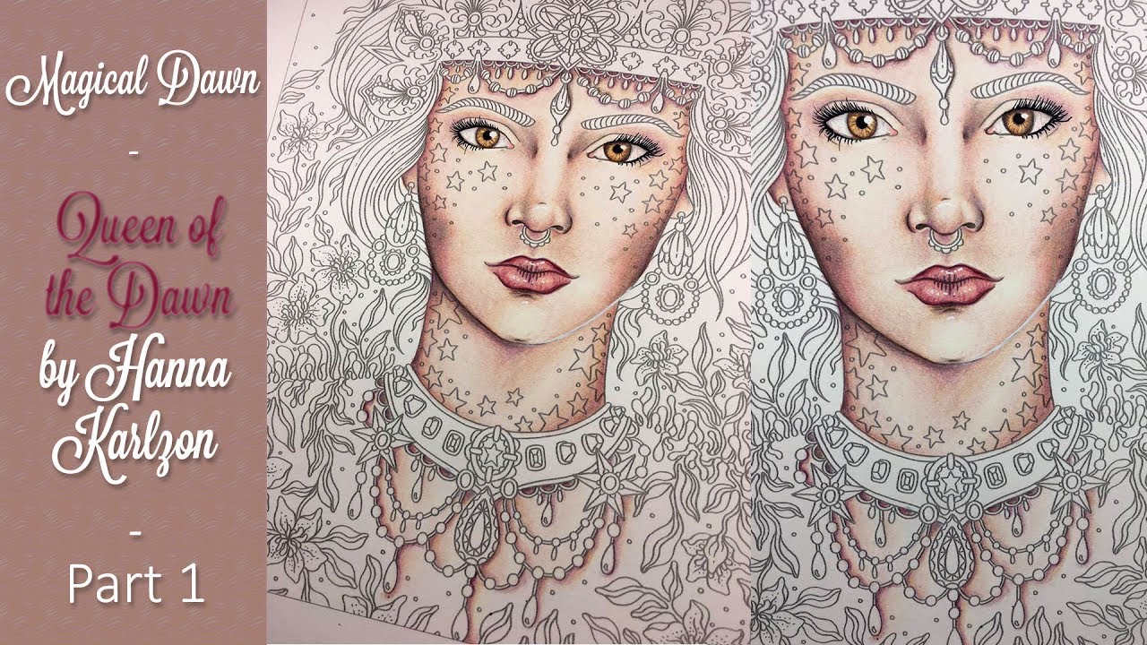 {Faber Castells Polychromos Coloring Tutorial}  Queen of the Dawn: Hanna Karlzon Part 1-Skin