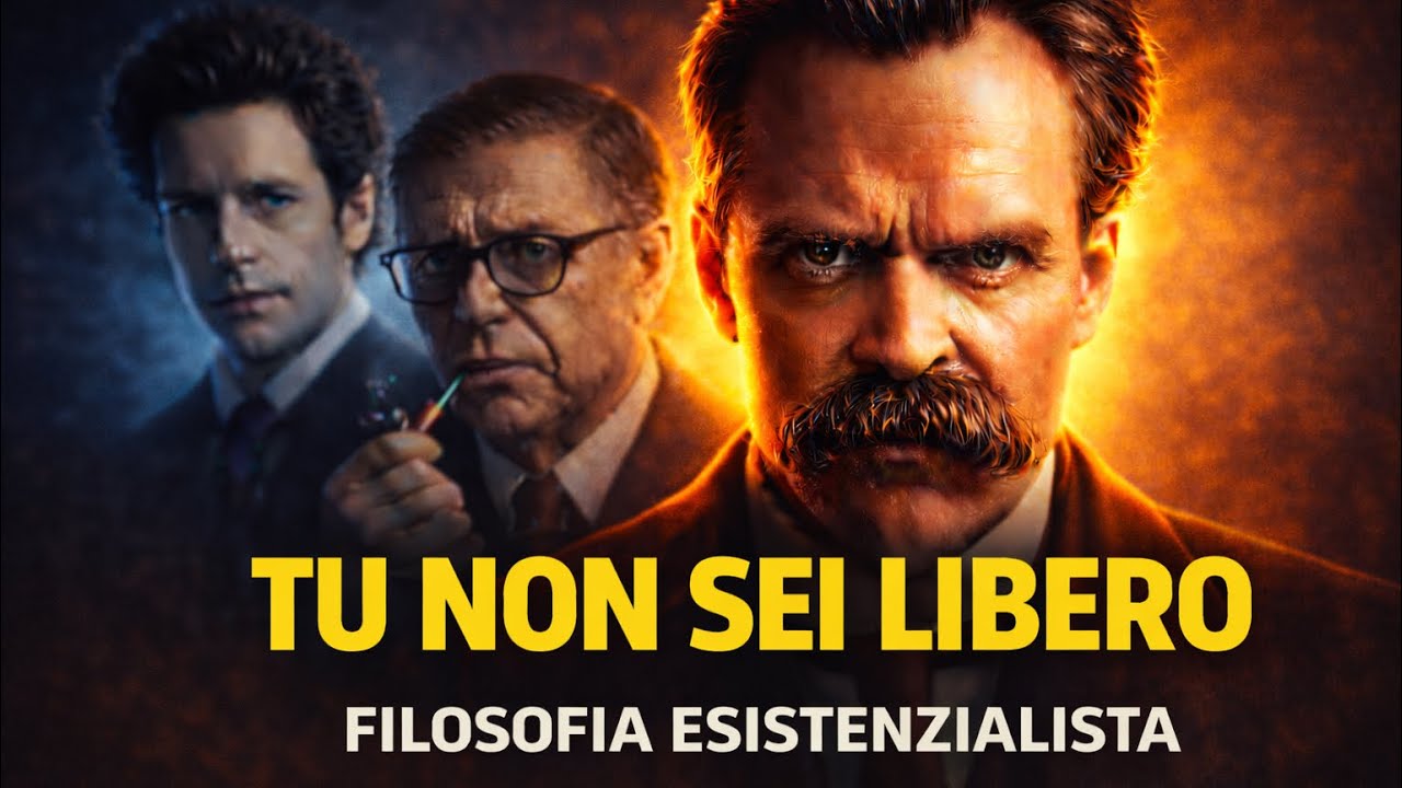 ESISTENZIALISMO:  Nietzsche,  Kierkegaard e Sartre. Il peso di essere liberi.