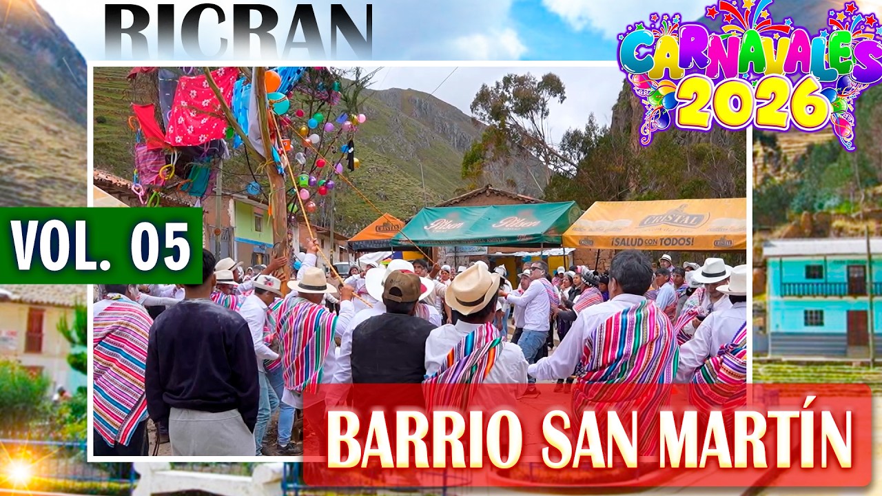 🔴🟢🔵 Ricran 2026 ✨ Carnavales en Honor a Fray San Martin de Porres 🎉 Barrio San Martín // DVD 05