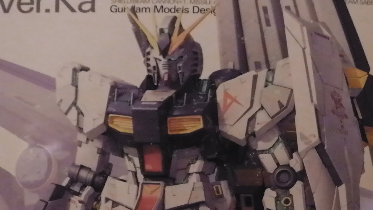 MG 1/100 Nu Gundam Ver. Ka Unboxing