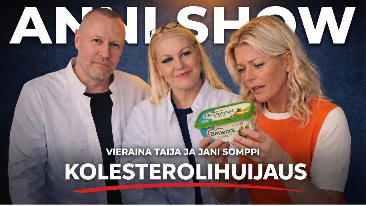 Kolesterolihuijaus – haastattelussa verisuonikirurgi Taija Somppi ja fysiologi Jani Somppi