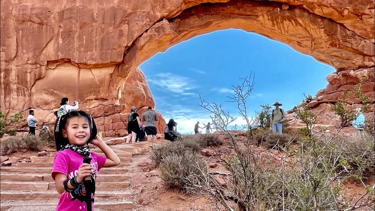 Turret Arch, North & South window arches -    &mdash;- Arches National Park