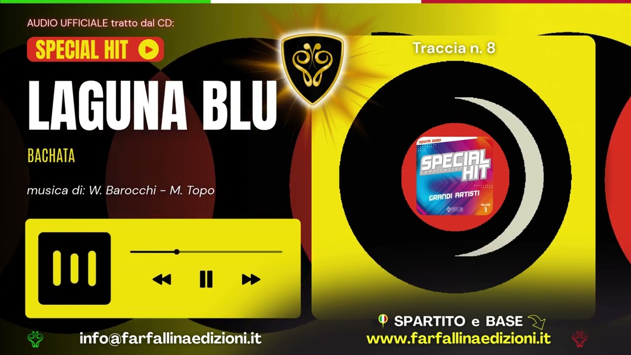 LAGUNA BLU  🌊 (Tropical Bachata Accordion) Compilation “Grandi Artisti ⭐ Special Hit Vol. 1”