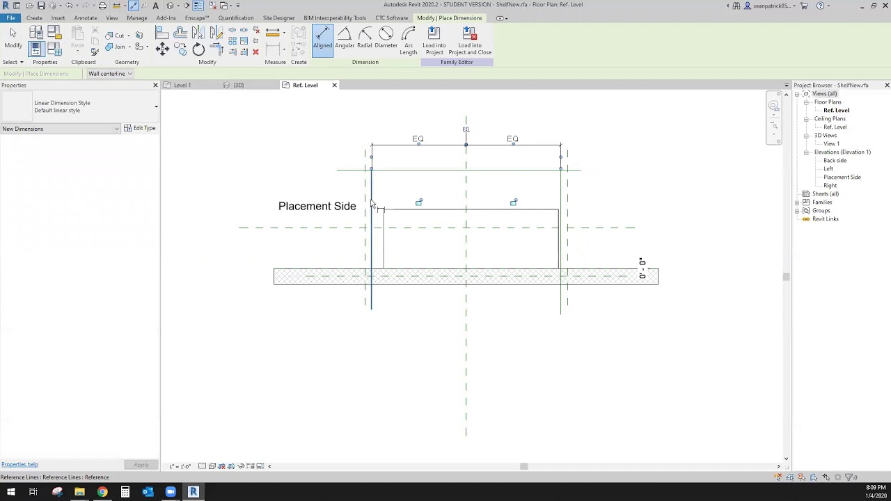 Revit tutorial   Shape Handles Part 2