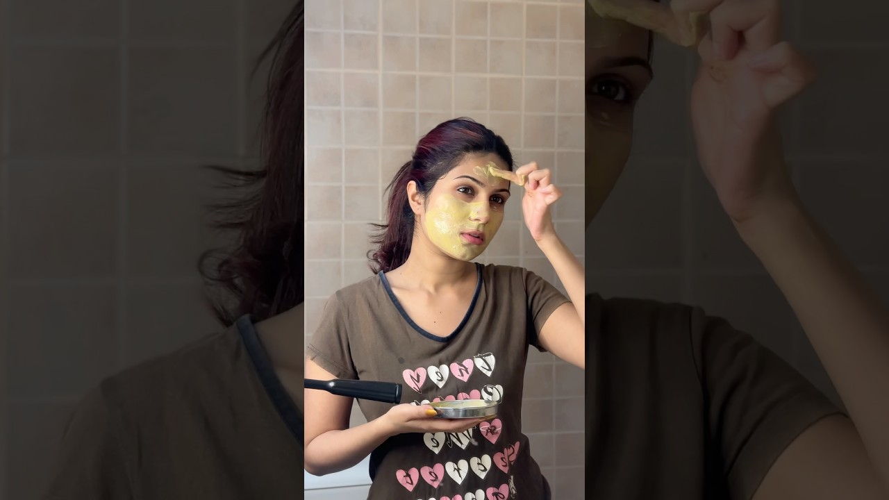 Multani Mitti Face Mask 🌻🤍 | Malayalam | #explorepage #facepack #multanimitti #makeup #facemask