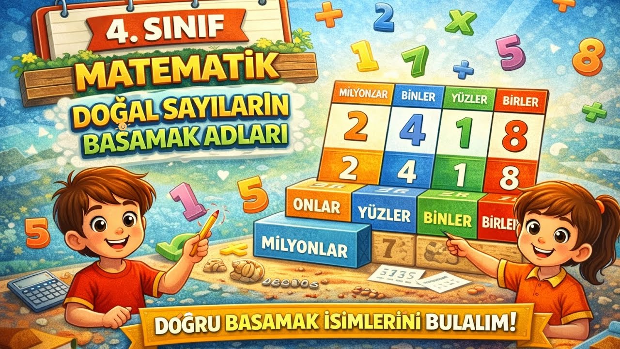 4.Sınıf Matematik = Doğal Sayıların Basamak Adları ve Değerleri