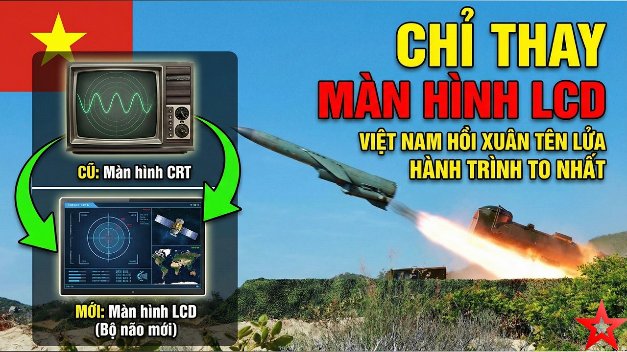 Chỉ thay màn hình, Việt Nam hồi xuân bộ não tên lửa hành trình to nhất, bắn 300km