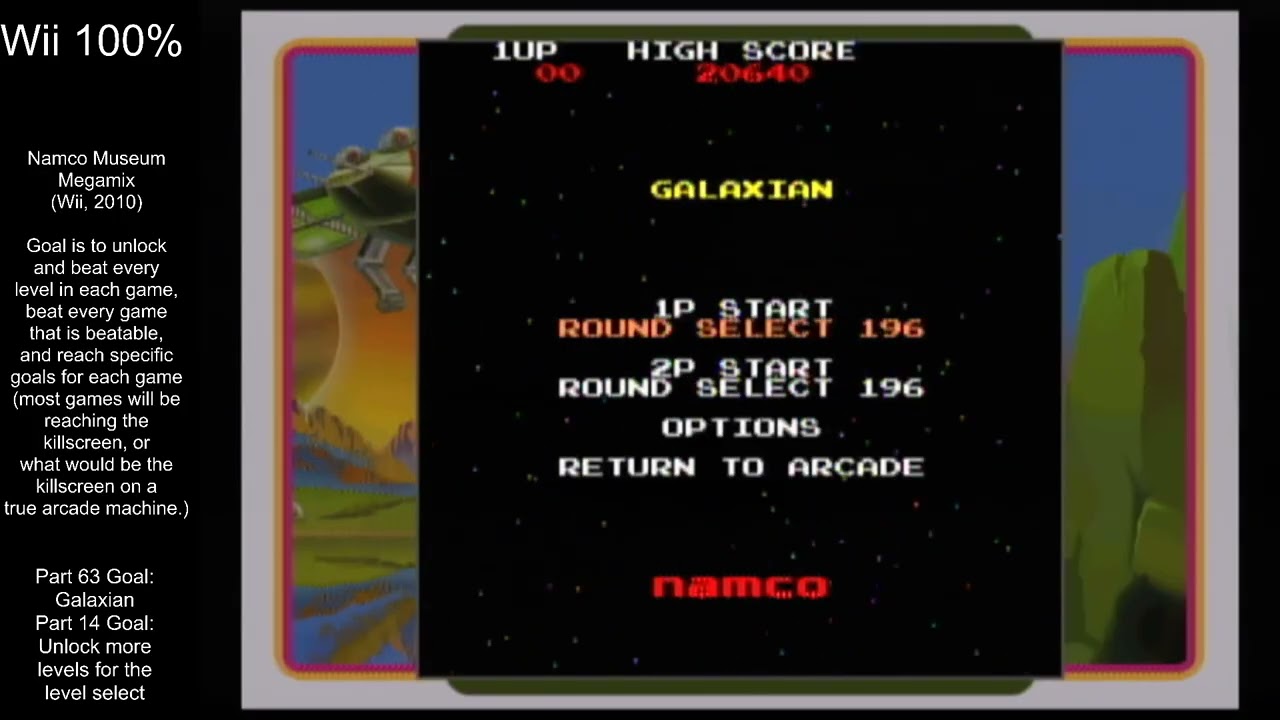 Wii 100% - Namco Museum Megamix 100% (Wii, 2010) - Part 63 - Galaxian 100% - Part 14