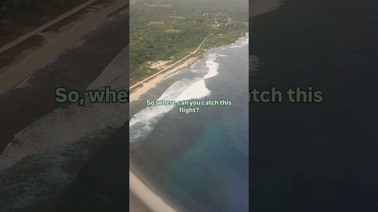 Would you take this 6-minute flight?#traveltonga #epictravel #pacifictravel #bucketlisttravel