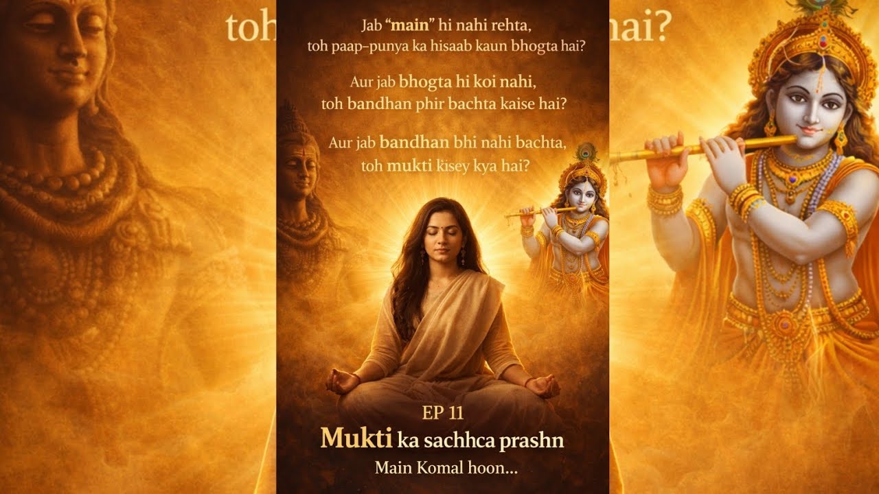 🔱EP: 11Mukti ka Sachcha Prashn | Jab “Main” Hi Nahi Rehta Toh Bandhan Kaise?  Bhagavad Gita Anubhav